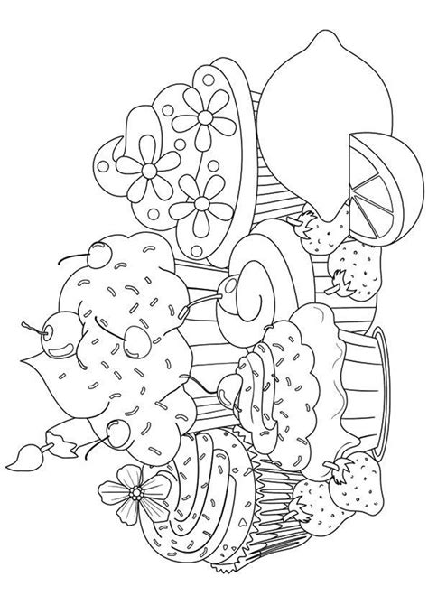 print coloring image momjunction coloring coloringpages cupcake