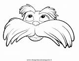 Coloring Mustache Moustache Pages Getdrawings Getcolorings Color sketch template