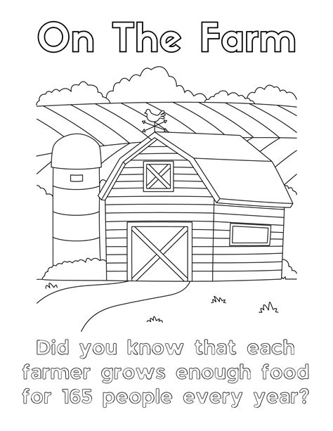printable farm coloring pages  kids   coupon
