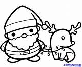 Santa Coloring Pages Easy Draw Clipartmag sketch template