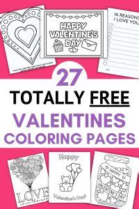 valentines day coloring pages   totally   festive
