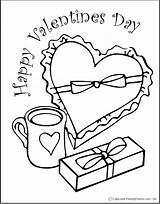 Coloring Valentine Pages Valentines Printable Kids Sheets Print Happy Colouring Children Disney Coffee Freekidscrafts Adult Window Open Click sketch template