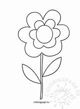 Flower Draw Flowers Spring Reddit Email Twitter Coloringpage Eu sketch template