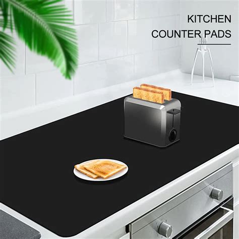 heat resistant silicone mats  kitchen counter thick large silicone