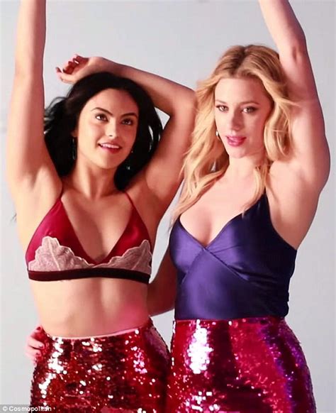 lili reinhart and camila mendes pose for cosmopolitan daily mail online