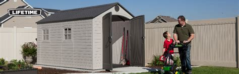 Lifetime 8 Ft X 12 5 Ft Outdoor Storage Shed 6402 The