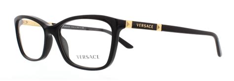 versace eyeglasses ve3186 gb1 black 54mm ebay