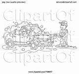 Washing Car Man Bannykh Alex 2021 sketch template