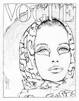Vogue Paris Coloring Book Covers Favorite Color Fr Pages Illustration Choose Board Fashion Cover sketch template