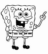 Spongebob Squarepants Coloring Pages Printable Colouring Bob Sponge Coloringme Characters sketch template