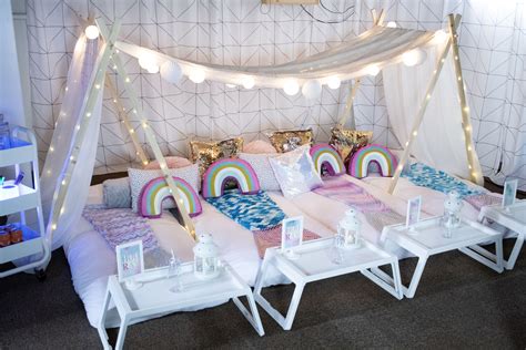 Pamper Party Sleepover Tent Party Girls Sleepover Glamping Sleepovers