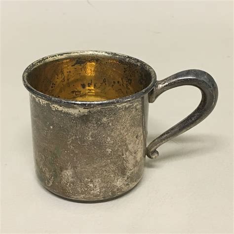 sterling silver baby cup