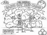 Tree Coloring Climb Earth Book Kids Trees April 22nd sketch template