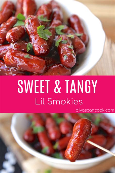 easy glazed  smokies sweet  tangy recipe smokies recipe