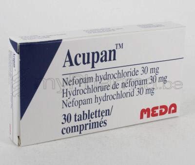 home zoek op actief bestanddeel  nefopam acupan  mg  tabl