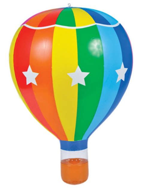 Rhode Island Novelty 22 Striped Inflatable Hot Air Balloon Toy
