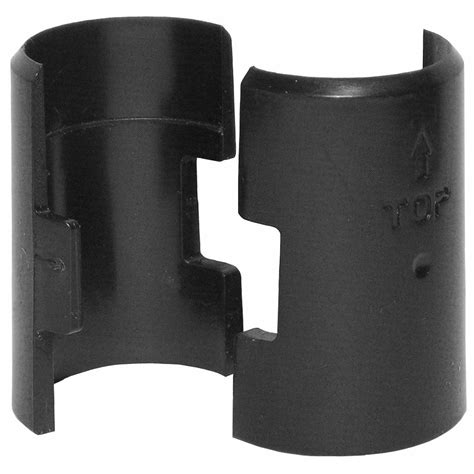 Wire Shelf Locking Clips Black Tapered Plastic For 1