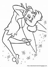 Coloring Tinkerbell Disney Pages Getcolorings Tinker Bell sketch template