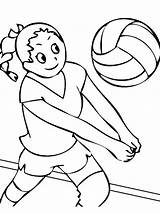 Volleyball Colornimbus Zapisano sketch template