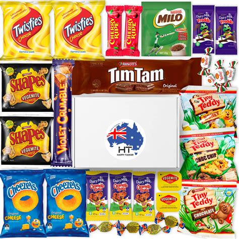 australian snack gift box  units  australian candy  food products packed  aussie