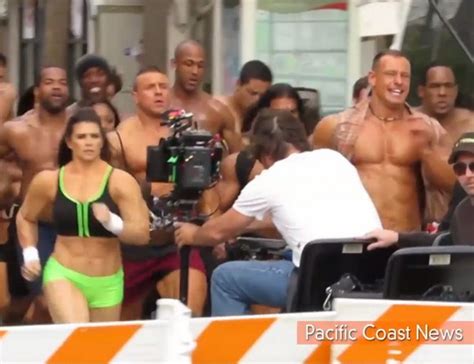 ex porn star chris wide spotted on set godaddy commercial