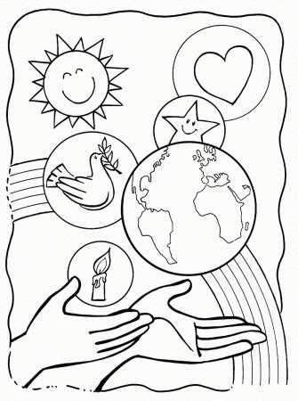 day  creation colouring pages coloring home