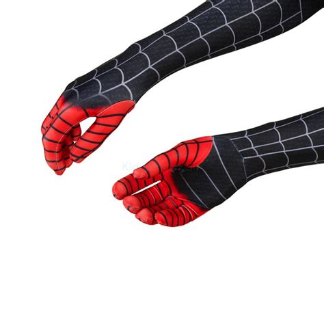 Adult Spider Man Into The Spider Verse Miles Morales Cosplay Costume