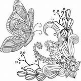 Kolorowanki Druku Kwiaty Kolorowanka Motyle Mandala Motylek Kwiatki Mariposa Ornamental Disegnato Zentangle Motylki Drukowania Kolorowania Tangle Jaguar Planetadziecka Campeggio Simboli sketch template
