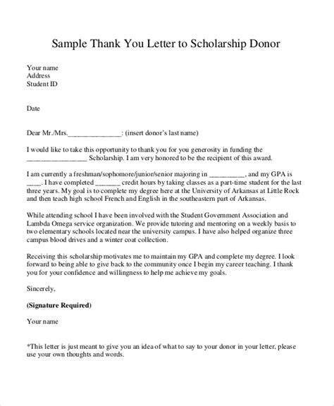 sample   letter  scholarship  ms word