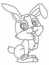 Lapin Coloriage Imprimer Souriant sketch template