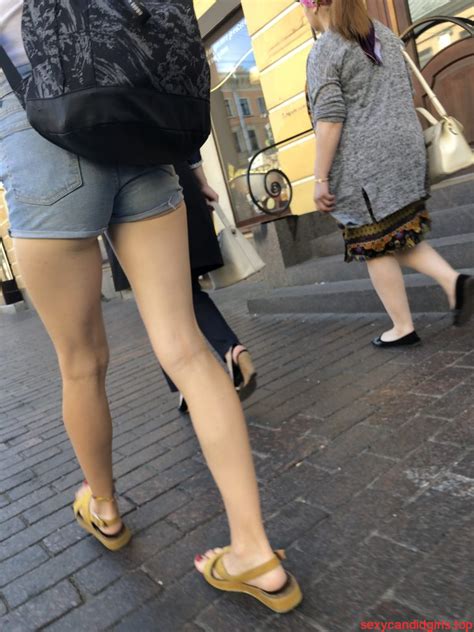 Long Skinny Legs In Sandals Street Creepshot Sexy Candid