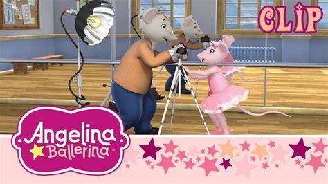 angelina ballerina a picture on the front page youtube
