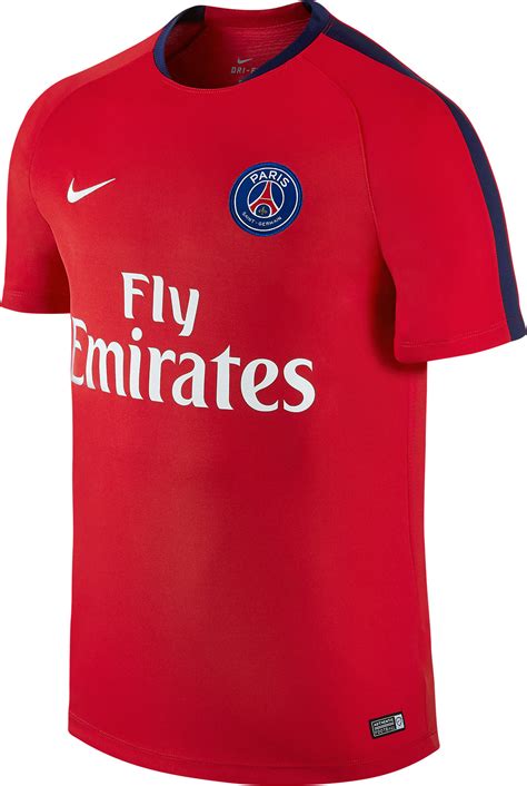 paris saint germain  pre match  training shirts released footy headlines