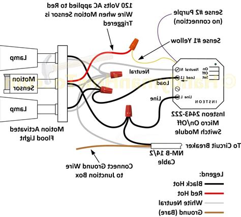 sensor light wiring diagram