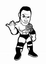 Rock Cartoon Wwe Dwayne Drawing Johnson Pages Chibi Coloring Cartoons Transparent Sketch Template Choose Board Kindpng Deviantart sketch template