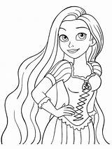 Rapunzel Gaddynippercrayons Tiana Colorear sketch template