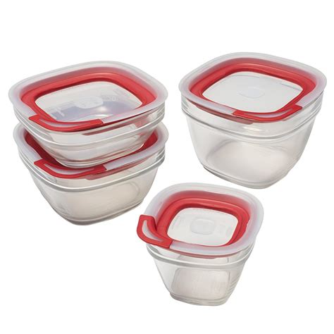 Rubbermaid Easy Find Lids Glass Food Storage Containers 10 Sets