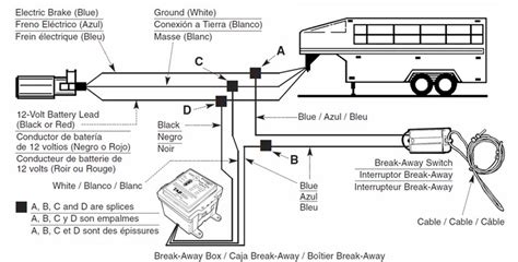 electric trailer brake wiring  breakaway trailer breakaway system wiring diagram brake