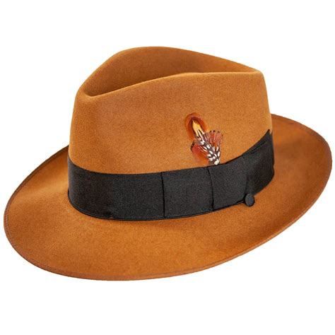 queen fur felt fedora  selentino mens dress hats hats  men