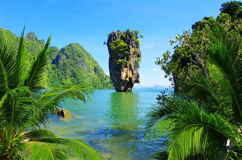 phang nga national park thailande une baie magnifique  voir