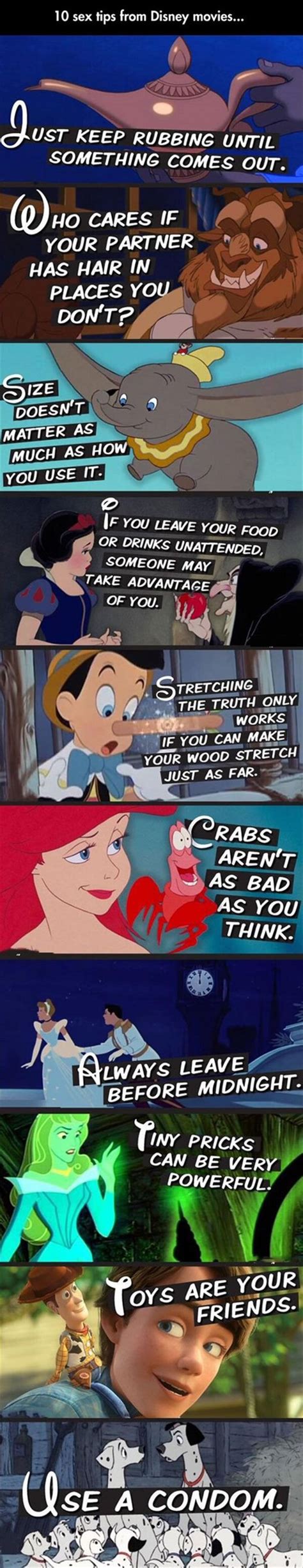 sex will surely be better if you listen to these tips from disney