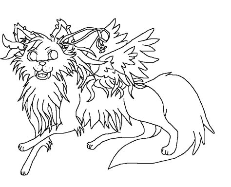 evil winged wolf coloring pages coloring pages