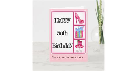 50th Birthday Card For Women