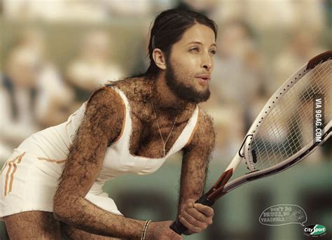 Hairy Tennis Girl 9gag