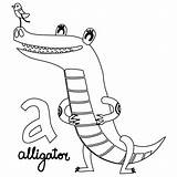 Alligator Babadoodle sketch template
