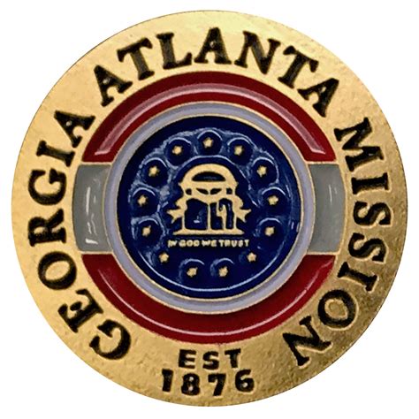 Georgia Atlanta Commemorative Mission Pin