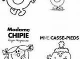 Coloring Pages Kids Tv Characters Mrs Mr Printable sketch template
