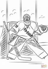 Henrik Lundqvist Nhl Goalie Avalanche Colorier Kane Supercoloring Sabres sketch template
