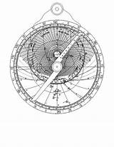 Astrolabe Drawing Getdrawings sketch template