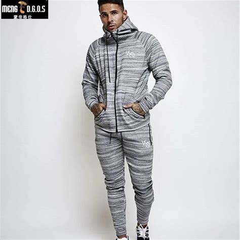 sportswear tracksuits men sets running gym tracksuit fitness body building mens hoodies pants